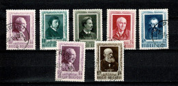 1952 892/897° : Letterkundigen /Littérateurs - Used Stamps