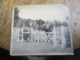 PHOTO ARGENTAN 1974 EQUITATION SAUT OBSTACLE - Sporten