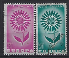 Italy 1964  Europa  (o) Mi.1164-1165 - 1961-70: Oblitérés