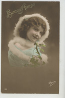 ENFANTS - LITTLE GIRL - MAEDCHEN - Jolie Carte Fantaisie Portrait Fillette "Bonne Année " - Portretten