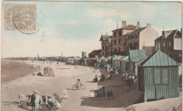 DEF : Calvados :  COURSEULLES Sur  Mer :  Vue  Plage  1908 - Courseulles-sur-Mer