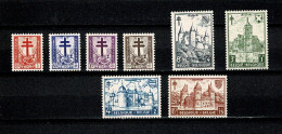 1951 868/875** : Kastelen - Unused Stamps