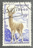 FRTG0287U - Local Motives - Antelope - 10 F Used Stamp - Republique Du Togo - 1959 - Oblitérés