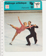 Fiche Sport Vintage Palmarès Patinage Artistique Couples ( Photo Couple Ludmilla Beloussova Et Oleg Protopopov ) 7-FICH - Sport