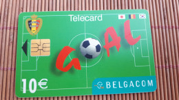 Goal Phonecard 10 Euro Used Low Issue Used Rare - Mit Chip