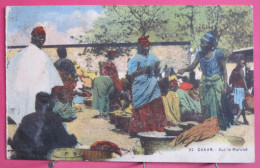 Sénégal - Dakar - Sur Le Marché - 1918 - Senegal