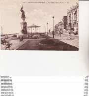 CPA (62)  BOULOGNE-sur-MER.  La Digue Sainte-Beuve, Kiosque, Magasin, Voiture Ancienne, Landau.  ...U144 - Boulogne Sur Mer