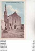 CPA. (49) CHATEAUNEUF-sur-SARTHE.  L'église.   U211 - Kirchen U. Kathedralen