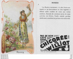 CHROMOS.  Chicorée WILLIOT. Bulgarie  "Roses"...S3137 - Thé & Café