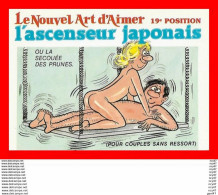 4 CPSM/gf HUMOUR Coquin. L'ascenseur Japonais / Cure De Santé / Le Trapèze écossais / Le Frisson Russe...S1987 - Humour