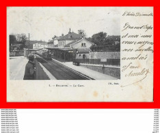 CPA (92) BELLEVUE.  La Gare, Animé, Train En Gare...S1972 - Estaciones Con Trenes