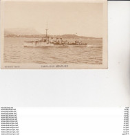 CPA.MARINE DE GUERRE FRANCAISE.  Carte Photo. Torpilleur "Bouclier"  Glacé ...U91 - Warships