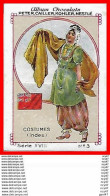 CHROMOS. Chocolat NESTLE.  Costumes (Indes)...S1125 - Nestlé