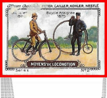 CHROMOS. Chocolat NESTLE. Velo  Moyens De Locomotion...S1131 - Nestlé