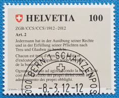 2012 Zu 1422 / Mi 2236 / YT 2162 Obl. - Used Stamps