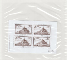 Bloc Feuillet Le Mont Saint Michel € 4 - Nuovi