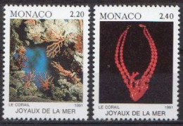 Monaco MNH Set - Vita Acquatica