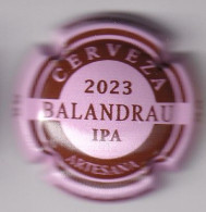 CHAPA DE CERVEZA ARTESANA BALANDRAU IPA 2023 (BEER-BIERE) CORONA - Cerveza