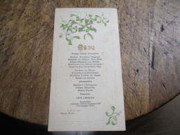 MENU ILLUSTRE GUI 1906 GRAND HOTEL - Menus