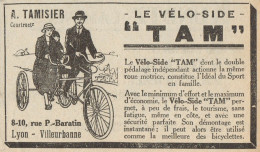 Le Vélo-Side TAM - Pubblicità D'epoca - 1925 Old Advertising - Advertising