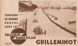 Pellicules Radio Eclair GUILLEMINOT - Pubblicità D'epoca - 1934 Old Advert - Publicidad