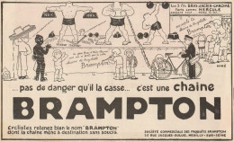 Chaine BRAMPTON - Pubblicità D'epoca - 1922 Old Advertising - Pubblicitari