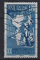 Italy 1965  20 Jahrestag Des Widerstandes  (o) Mi.1177 - 1961-70: Oblitérés