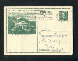 "DEUTSCHES REICH" 1933, Sonderpostkarte Mi. P 249 "Wagner" Mit Stempel "BRAUNSCHWEIG, Tag Des Deutschen Handels" (A1239) - Postkarten