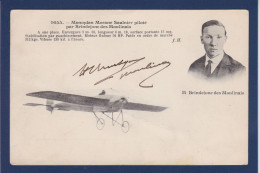 CPA Autographe Signature Aviation Aviateur Brindejonc Des Moulinais Non Circulée - Aviators & Astronauts