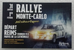 RALLYE MONTE CARLO Historique 2019 Départ Reims Renault 5 Turbo - Rallyes