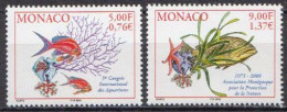 Monaco MNH Set - Marine Life