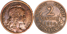 FRANCE - 1914 - 2 Centimes Daniel Dupuis - 19-194 - 2 Centimes