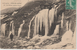 DEF : Calvados : PORT En BESSIN : Vue Falaises  Pendant Hiver - Port-en-Bessin-Huppain