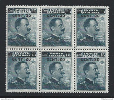 1916 REGNO - N. 106 Michetti 20 Cent Su 15 Cent MNH** BUONA CENTRATURA - Other & Unclassified