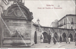 Af781 Cartolina Sulmona Ponte Del Vecchio Ed Acquedotto L'aquila Abruzzo - L'Aquila