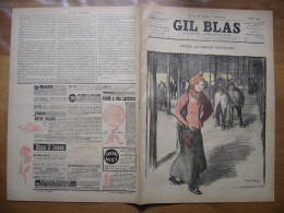 1900 GIL BLAS 9 Steinlen Jacques Debut Balluriau - Otros & Sin Clasificación