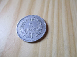 France - 5 Francs Lavrillier 1949 Alu.N°887. - 5 Francs