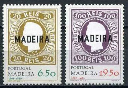 MADEIRA 1980 - EVOCACION DEL PRIMER SELLO DE MADEIRA - YVERT 67/68** - Madère