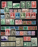 1950 Etc. Collection Timbres° (56 Pieces) - Verzamelingen