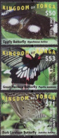 2015-16  Butterflies -   " Without White Frame - MNH - - Tonga (1970-...)