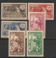 GUADELOUPE - 1935 - N°YT. 127 à 132 - Série Complète - Tricentenaire Antilles - Neuf Luxe ** / MNH / Postfrisch - Nuovi