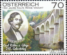 Österreich 2973 (kompl.Ausg.) Postfrisch 2012 Ritter Von Ghega - Semmeringbahn - Neufs