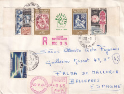 LETTRE 1964  RECOMANDEE  NICE - Brieven En Documenten