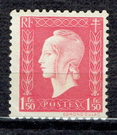 1,50 F Groseille Marianne De Dulac Série De Londres - 1944-45 Marianne De Dulac