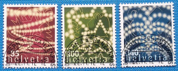 2012 Zu 1445-47 / Mi 2271-73 / YT 2203-05 Noël Obl. - Used Stamps