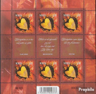 Norwegen 1496 Kleinbogen (kompl.Ausg.) Postfrisch 2004 Valentinstag - Blocs-feuillets