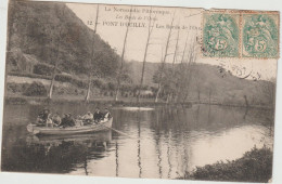 DEF : Calvados : PONT D ' OUILLY : Vue Barque - Pont D'Ouilly