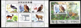 2861  Hiboux - Owls - Corée Du Nord Yv BF 400-01 - MNH - 3,25 (11) - Uilen