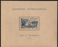 GUADELOUPE - 1937 - Bloc Feuillet BF N°YT. 1 - Exposition Internationale - Neuf Luxe ** / MNH / Postfrisch - Neufs