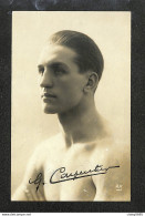 SPORT - BOXE - CARPENTIER - 1921 - Photo-carte N°6 - Boksen